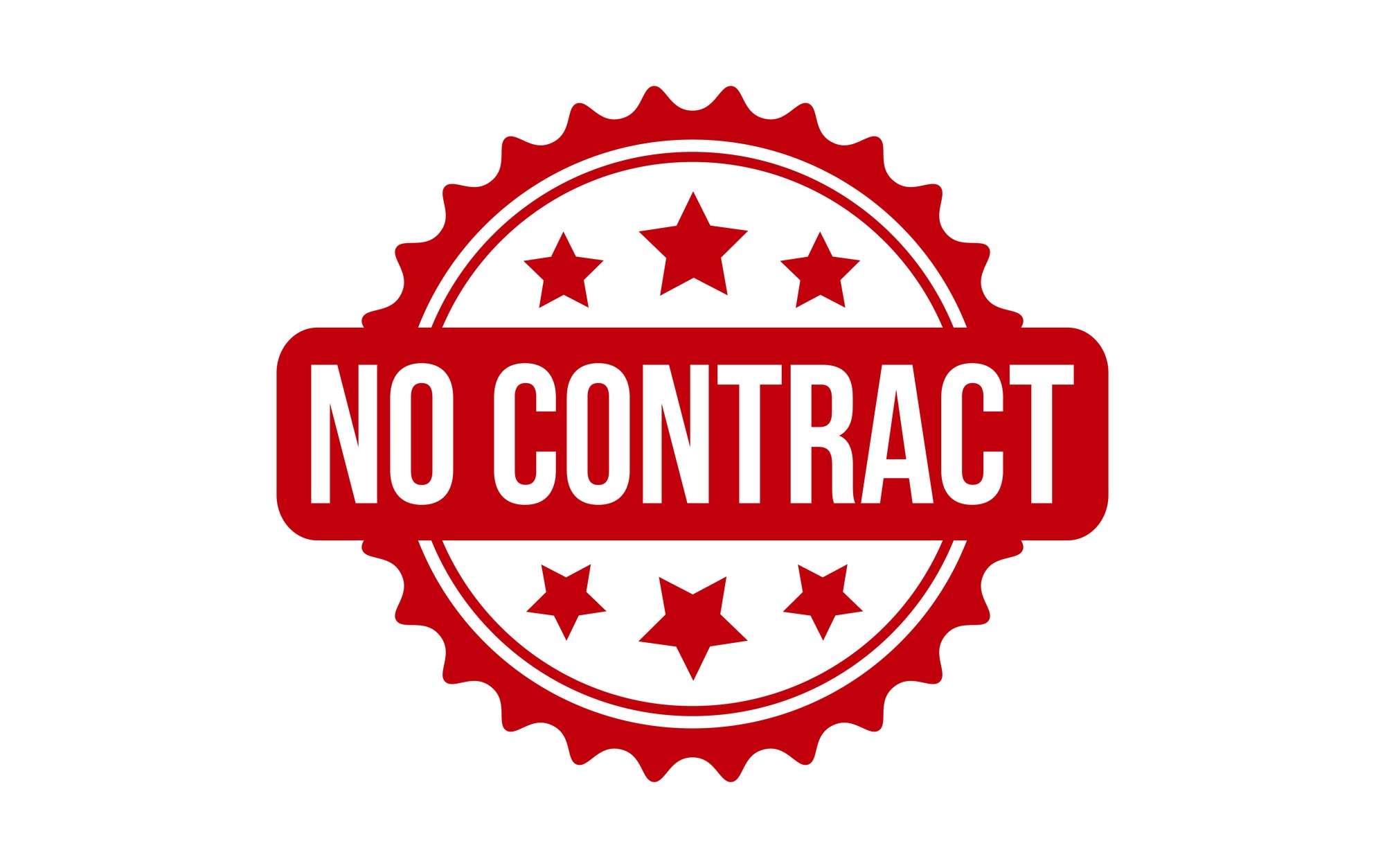 no contract required